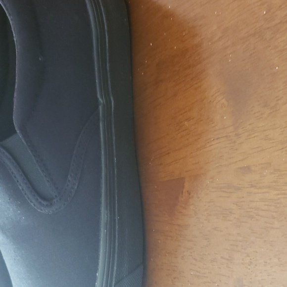8 1/2 No Boundaries Black Memory Foam Slip On Sneakers - Picture 4 of 4